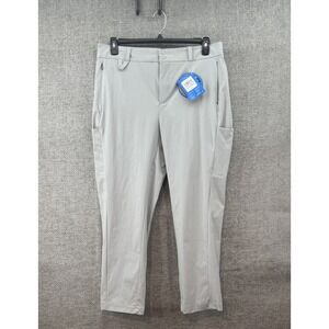 Columbia PFG Grey Catch And Release Stretch Pants UPF 50 Fishing Women's 16 NWT!